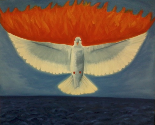 Holy Spirit Dove Painting